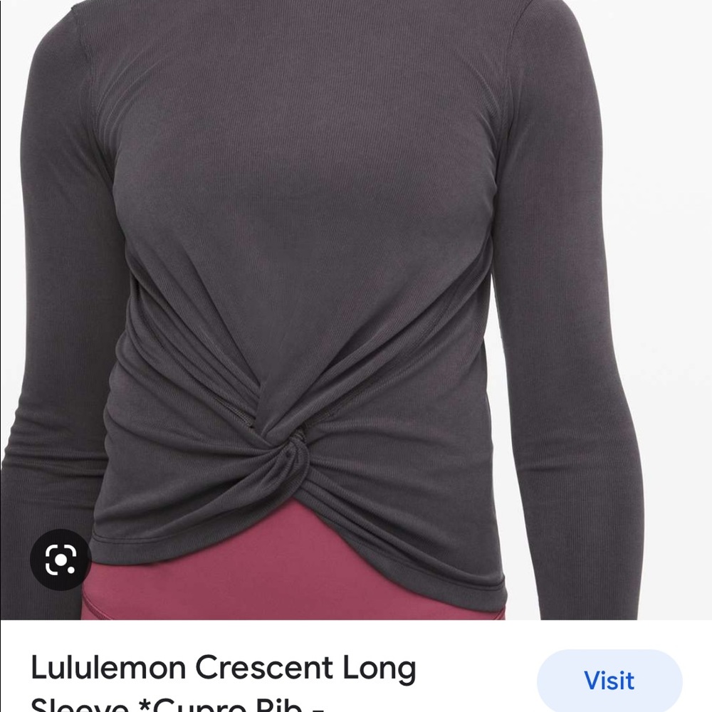 Lululemon Crescent LS Cupro Rib